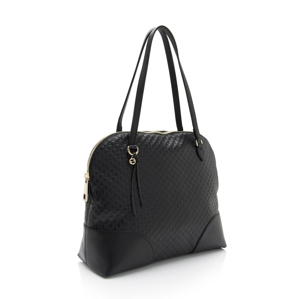 Gucci Microguccissima Leather Bree Small Shoulder Bag (SHF-a6qtmn)