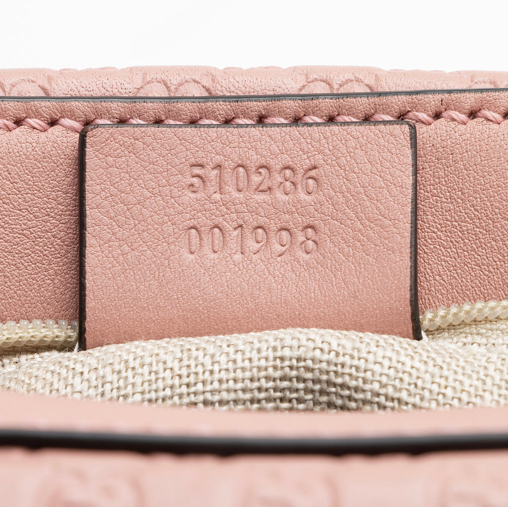 Gucci Microguccissima Leather Bree Small Satchel (SHF-22725)