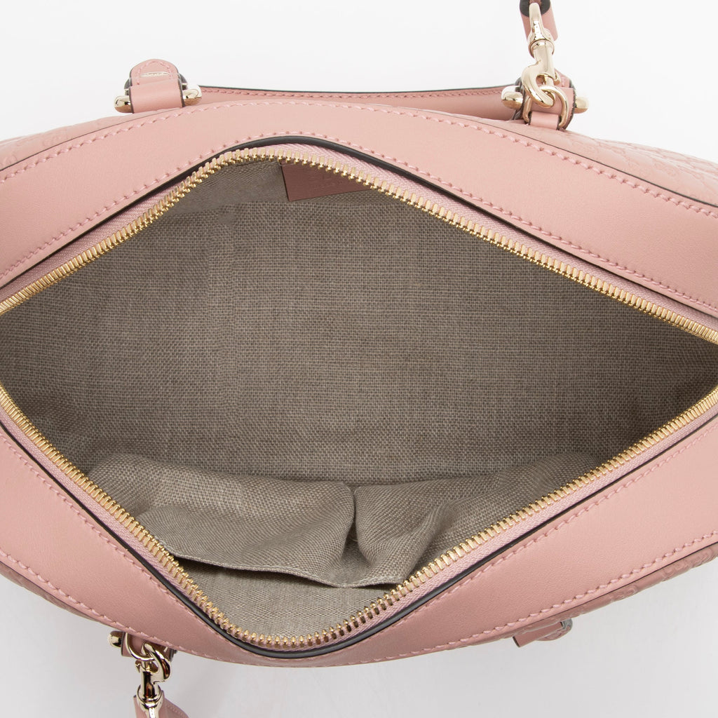 Gucci Microguccissima Leather Bree Small Satchel (SHF-22725)