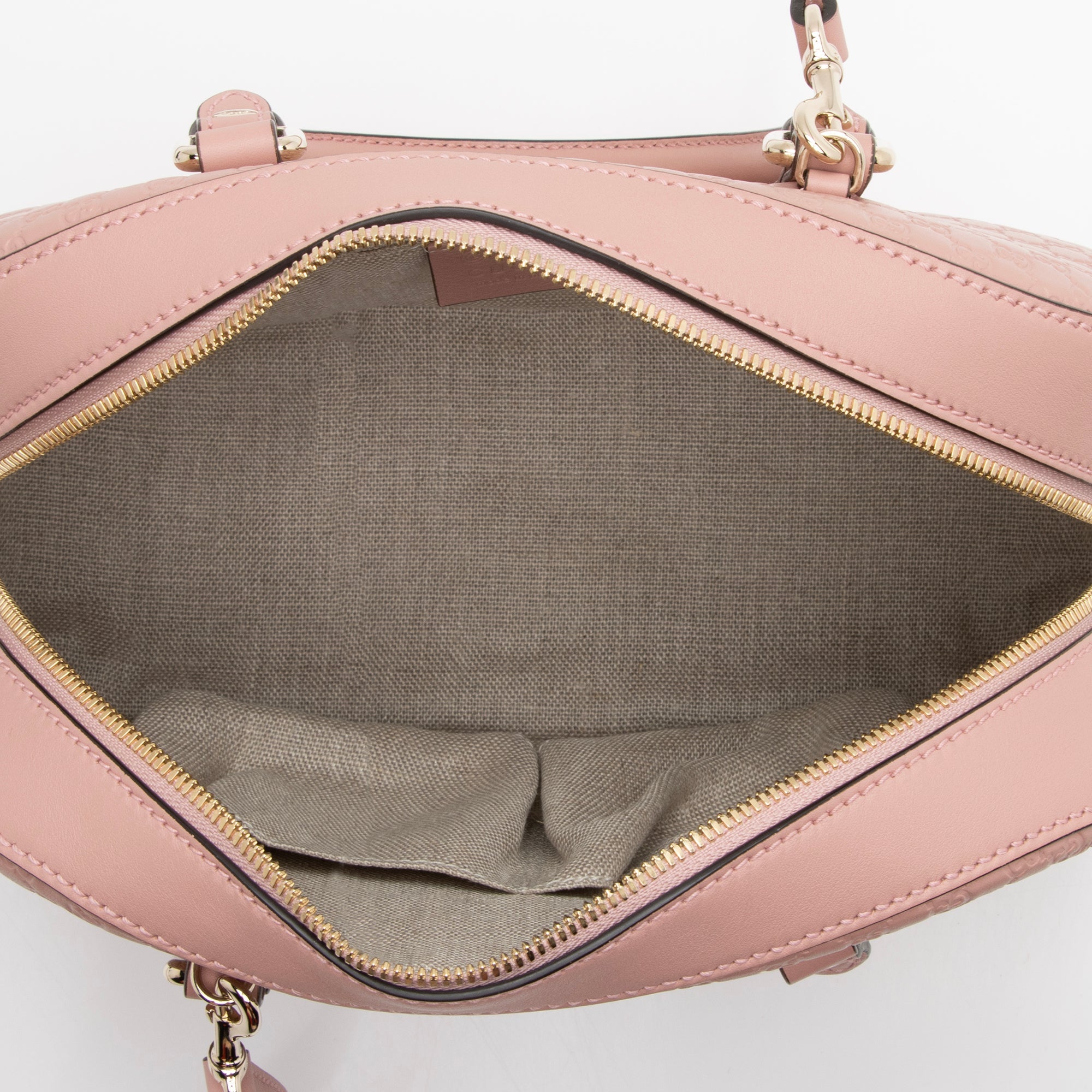 Gucci Microguccissima Leather Bree Small Satchel (SHF-22725)