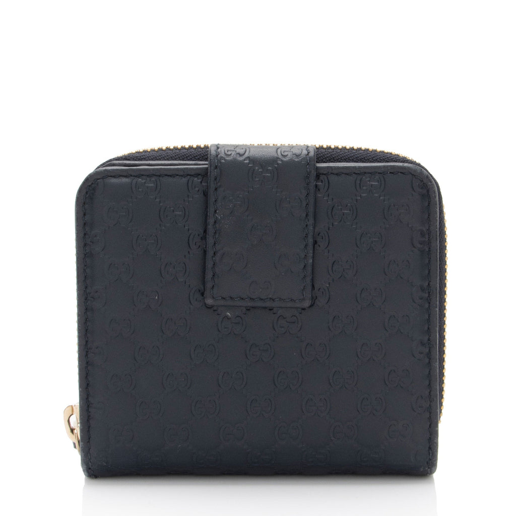 Gucci Microguccissima Leather Compact Zip Around Wallet (SHF-0RgGLi)