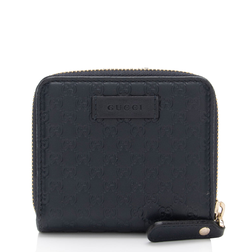 Gucci Microguccissima Leather Compact Zip Around Wallet (SHF-0RgGLi)