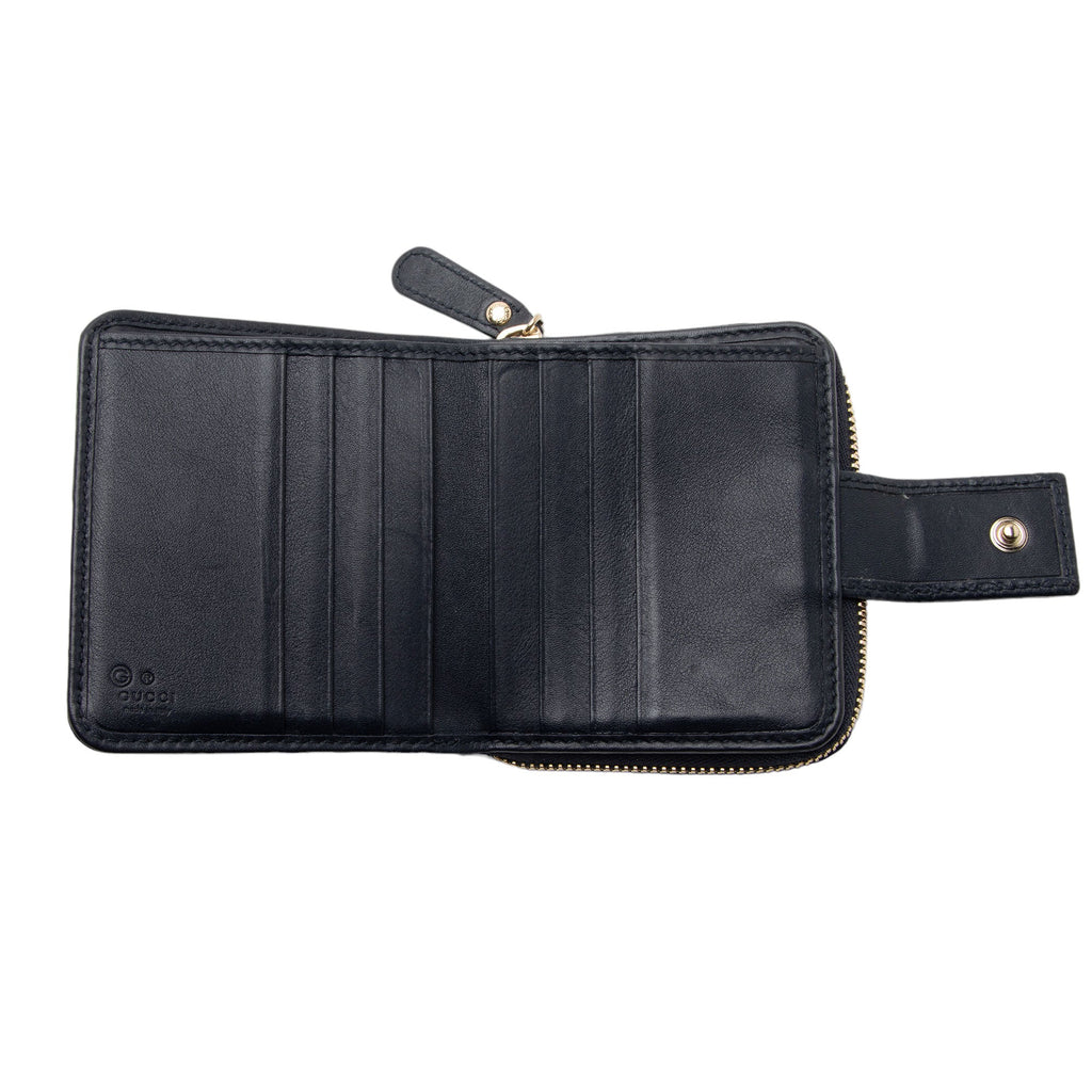 Gucci Microguccissima Leather Compact Zip Around Wallet (SHF-0RgGLi)