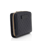 Gucci Microguccissima Leather Compact Zip Around Wallet (SHF-0RgGLi)