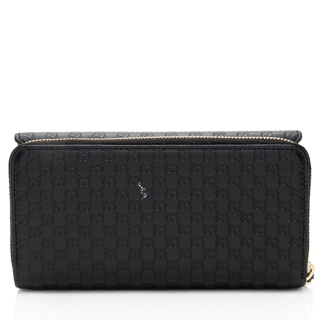 Gucci Microguccissima Leather Continental Flap Wallet