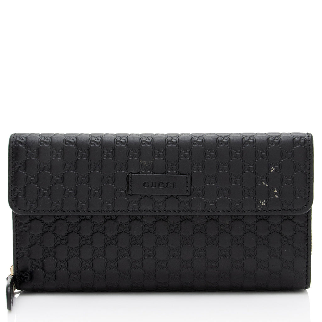 Gucci Microguccissima Leather Continental Flap Wallet