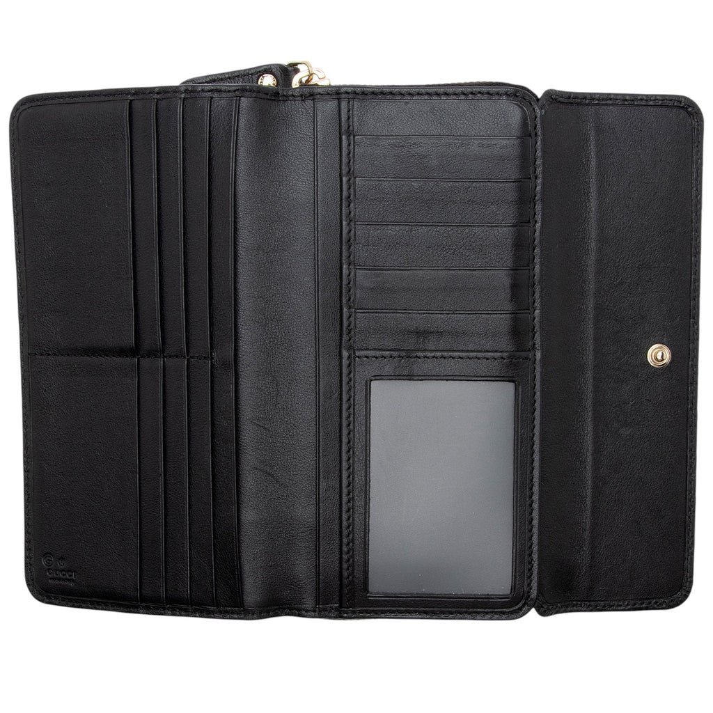 Gucci Microguccissima Leather Continental Flap Wallet