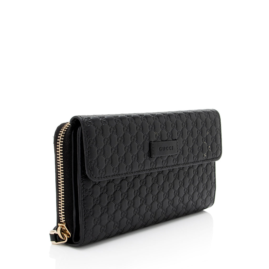 Gucci Microguccissima Leather Continental Flap Wallet