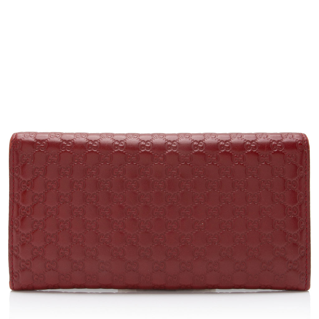 Gucci Microguccissima Leather Continental Wallet (SHF-HTbnJO)