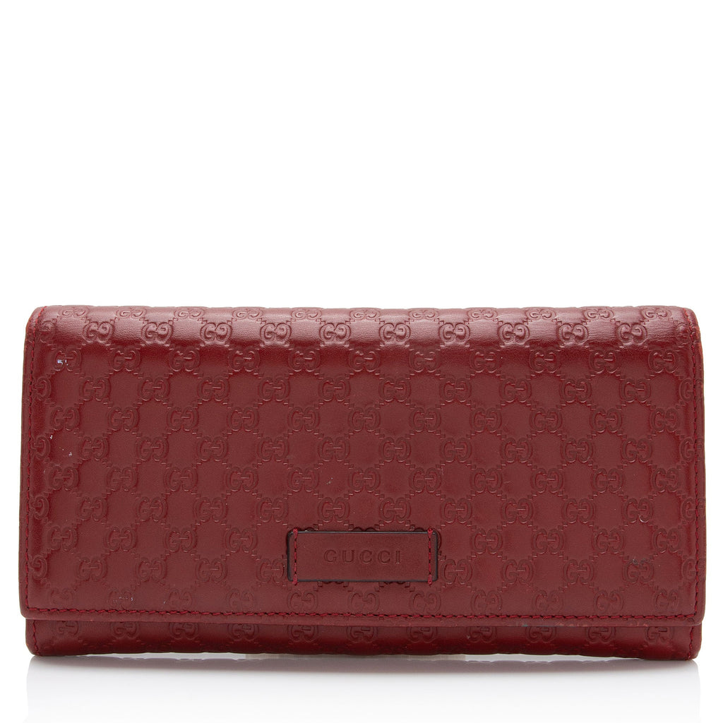 Gucci Microguccissima Leather Continental Wallet (SHF-HTbnJO)