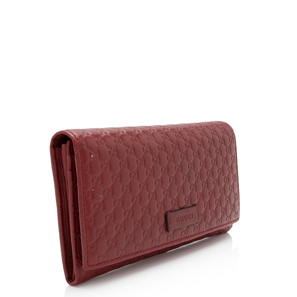 Gucci Microguccissima Leather Continental Wallet (SHF-HTbnJO)