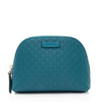 Gucci Microguccissima Leather Cosmetic Case (SHF-JCZ6DO)