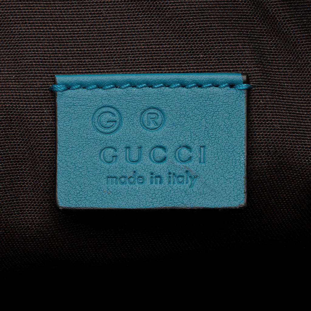 Gucci Microguccissima Leather Cosmetic Case (SHF-JCZ6DO)