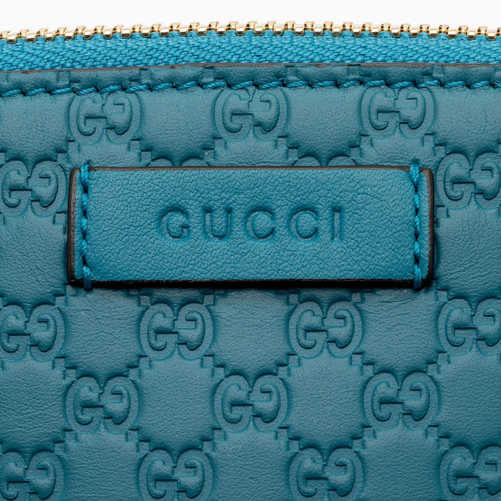 Gucci Microguccissima Leather Cosmetic Case (SHF-JCZ6DO)