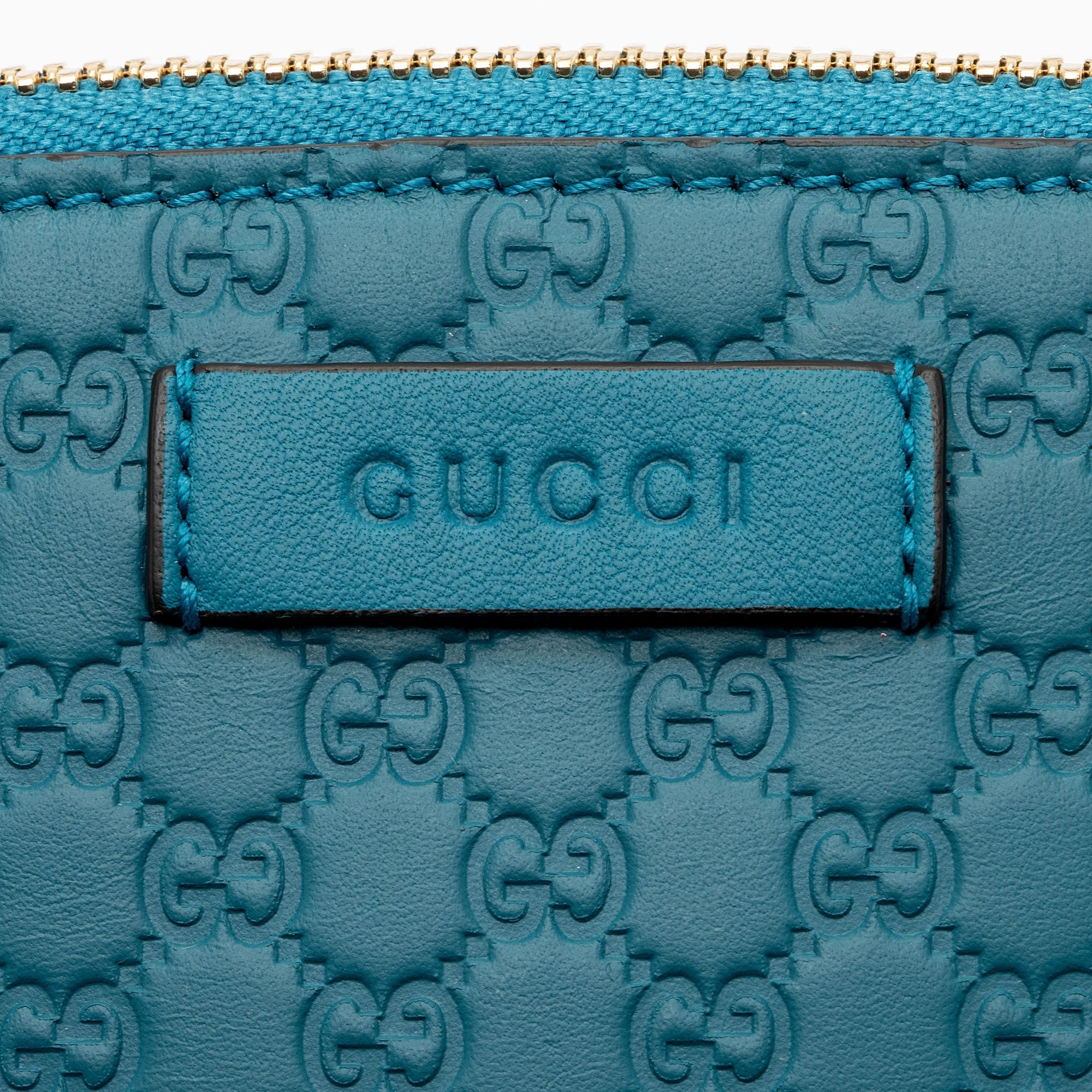 Gucci Microguccissima Leather Cosmetic Case (SHF-JCZ6DO)