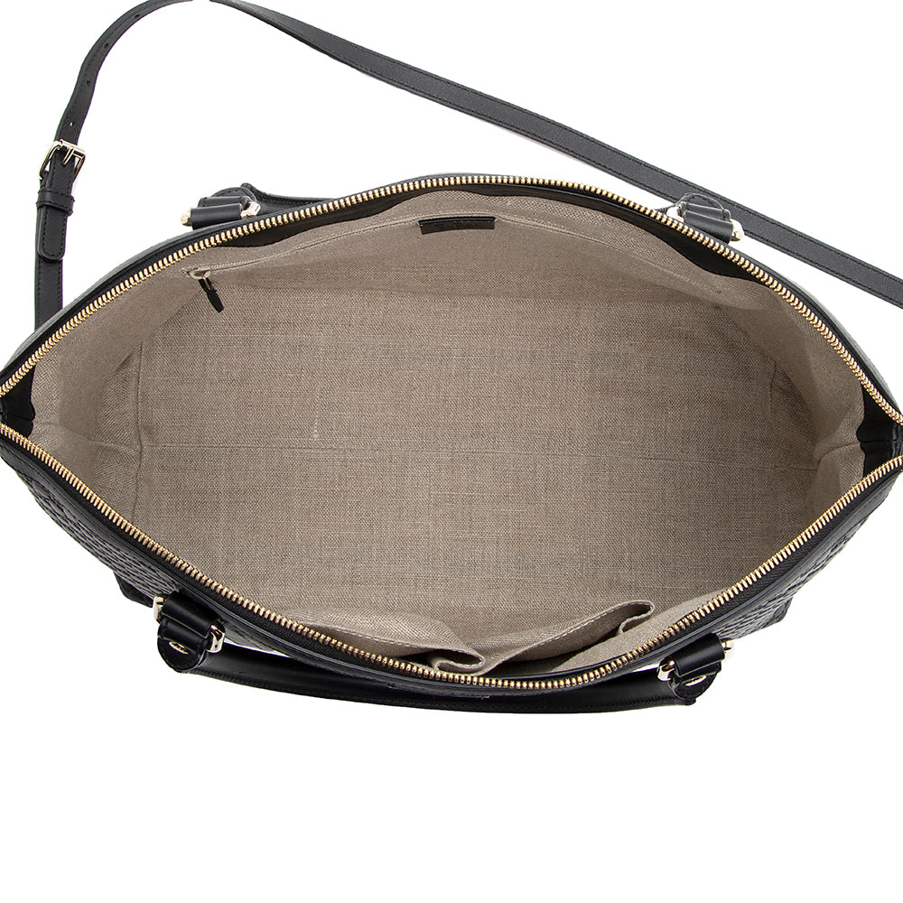 Gucci Microguccissima Leather Dome Large Satchel (SHF-19602)