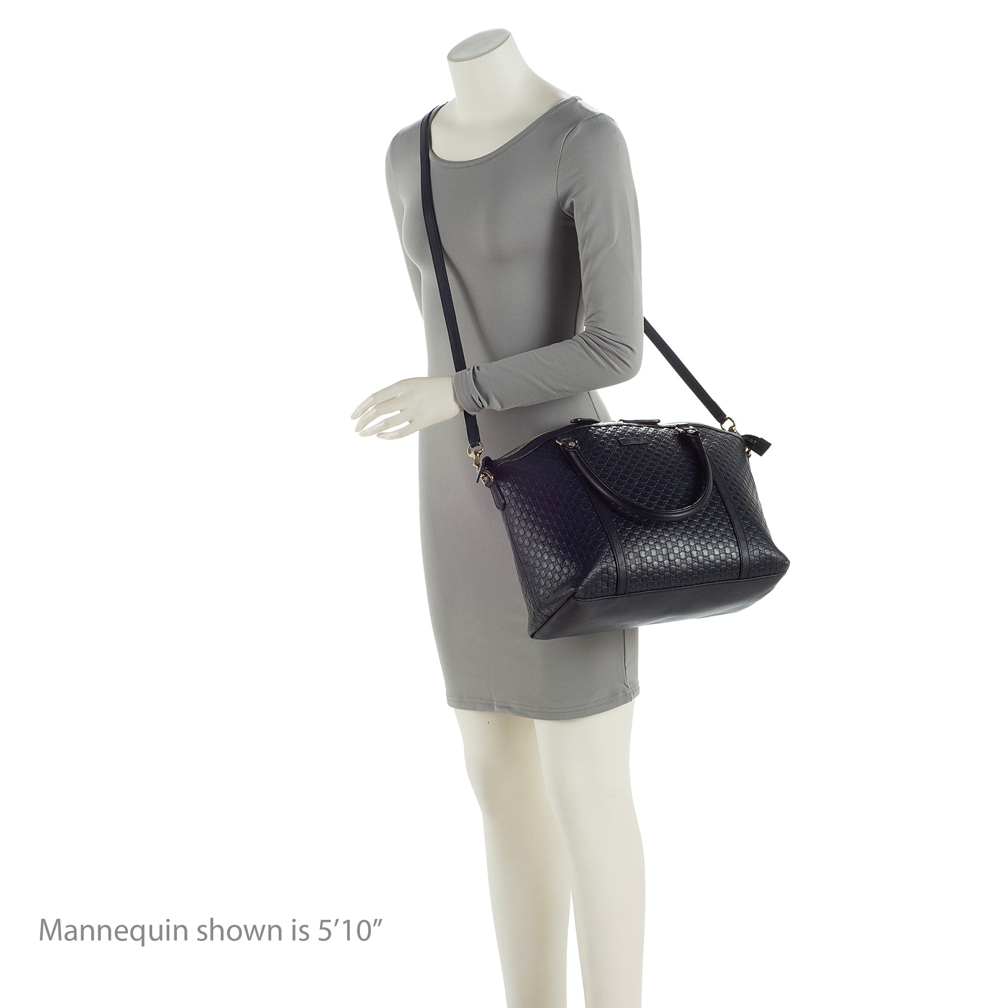 Gucci Microguccissima Leather Dome Medium Satchel (SHF-22740)