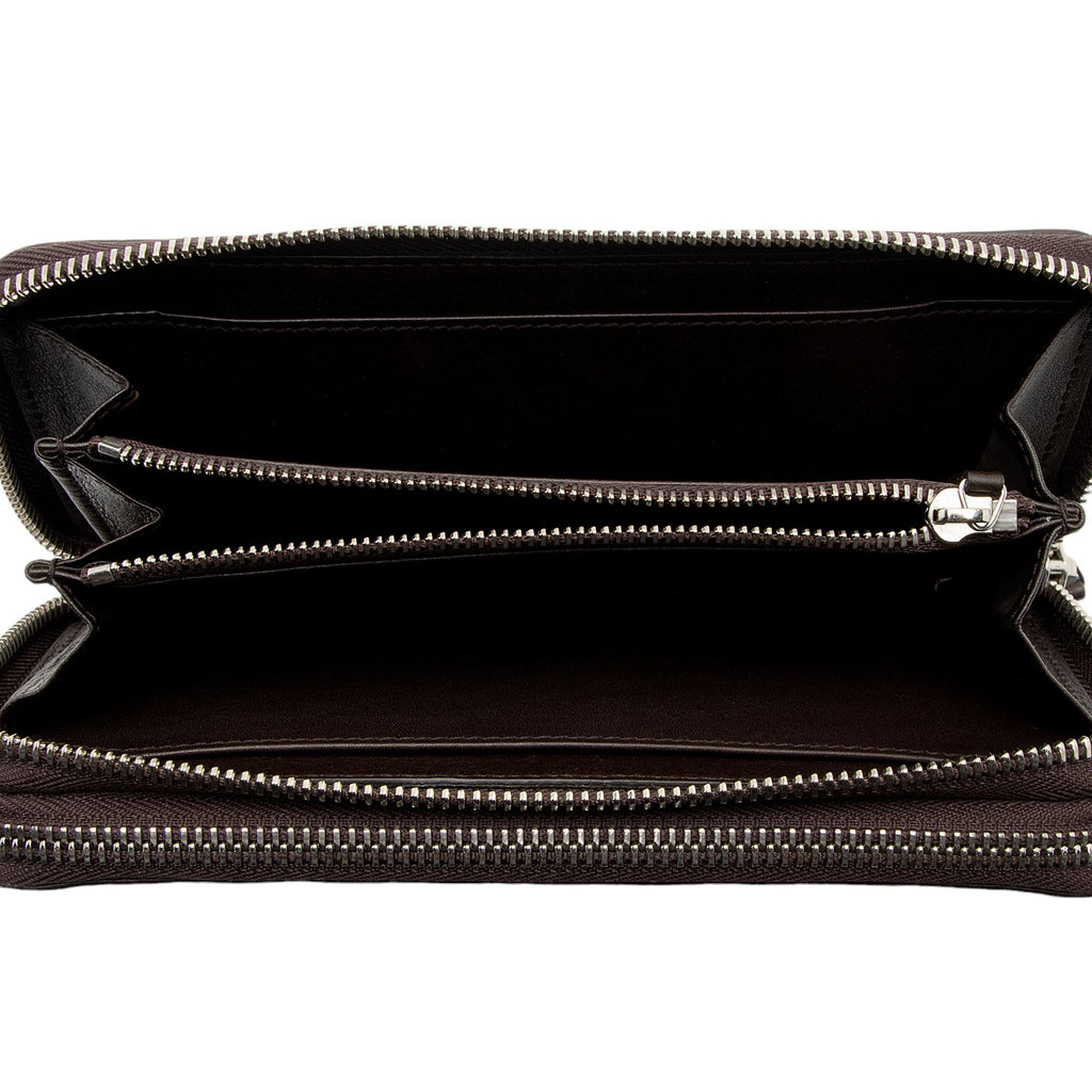 Gucci Microguccissima Leather Double Zip Around Large Organizer Wallet (SHF-EIQfg7)