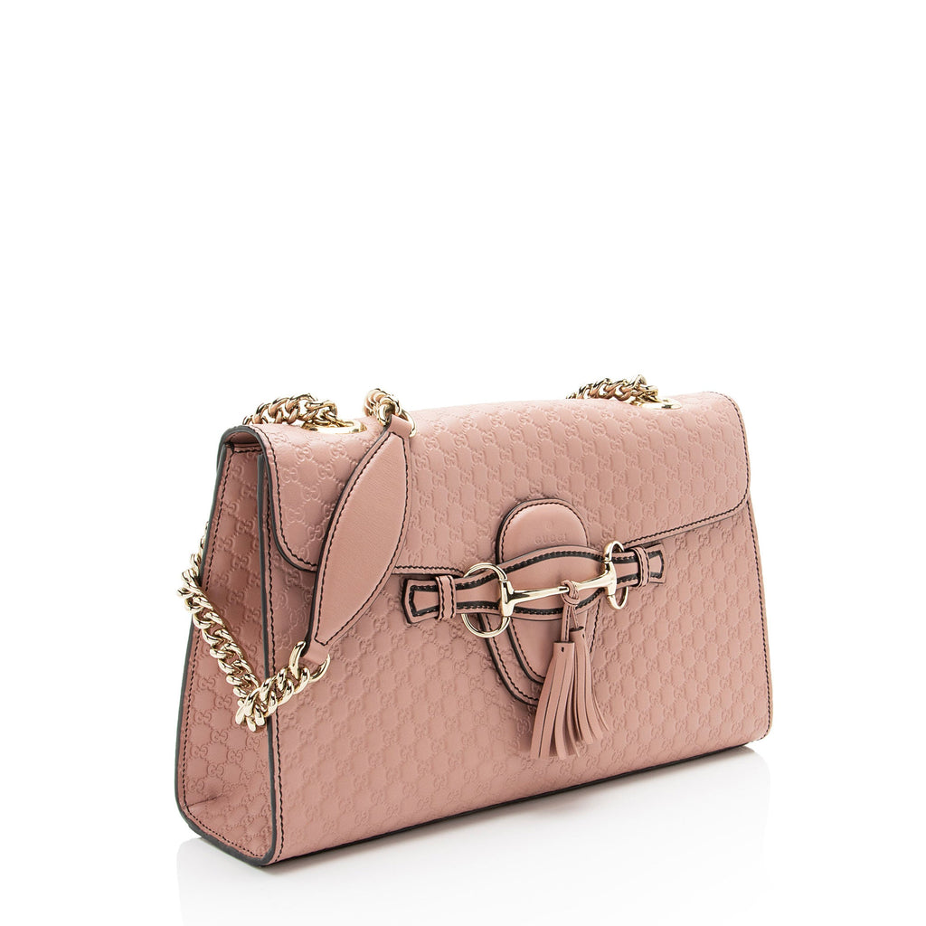 Gucci Microguccissima Leather Emily Medium Shoulder Bag