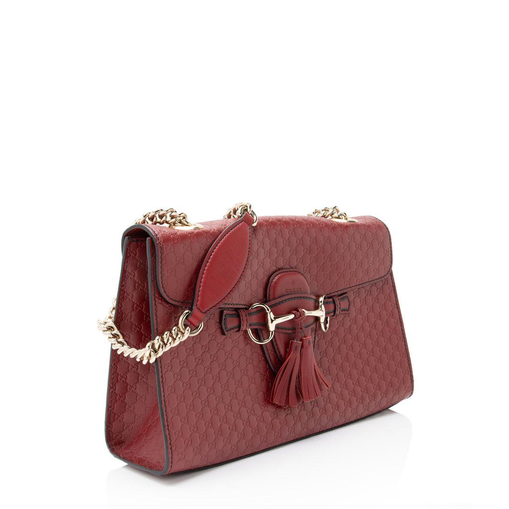 Gucci Microguccissima Leather Emily Medium Shoulder Bag