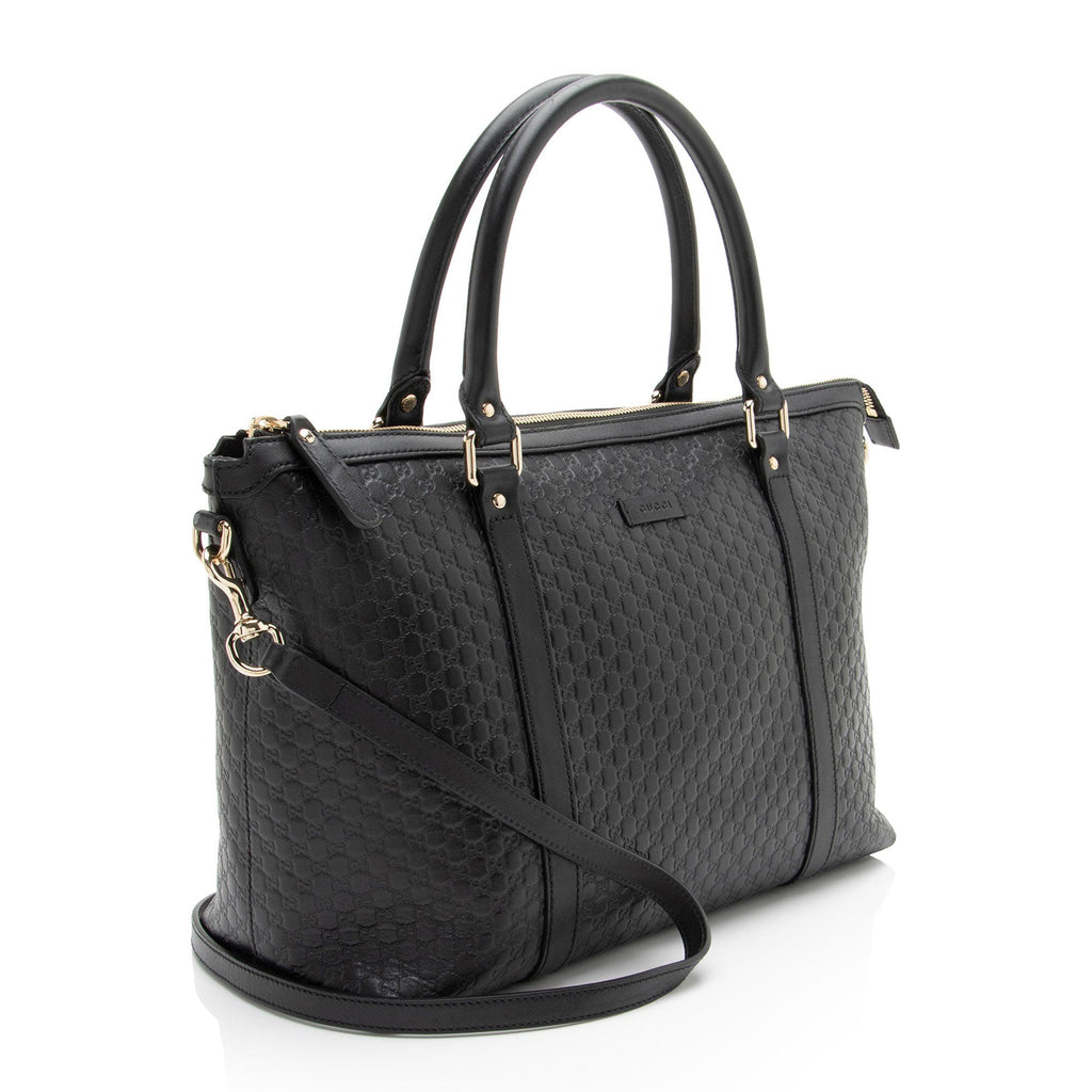 Gucci Microguccissima Leather Joy Medium Zip Tote