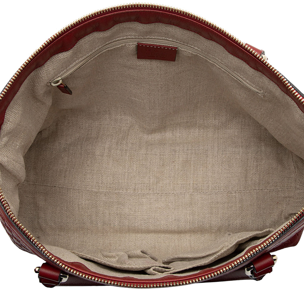 Gucci Microguccissima Leather Joy Small Zip Tote