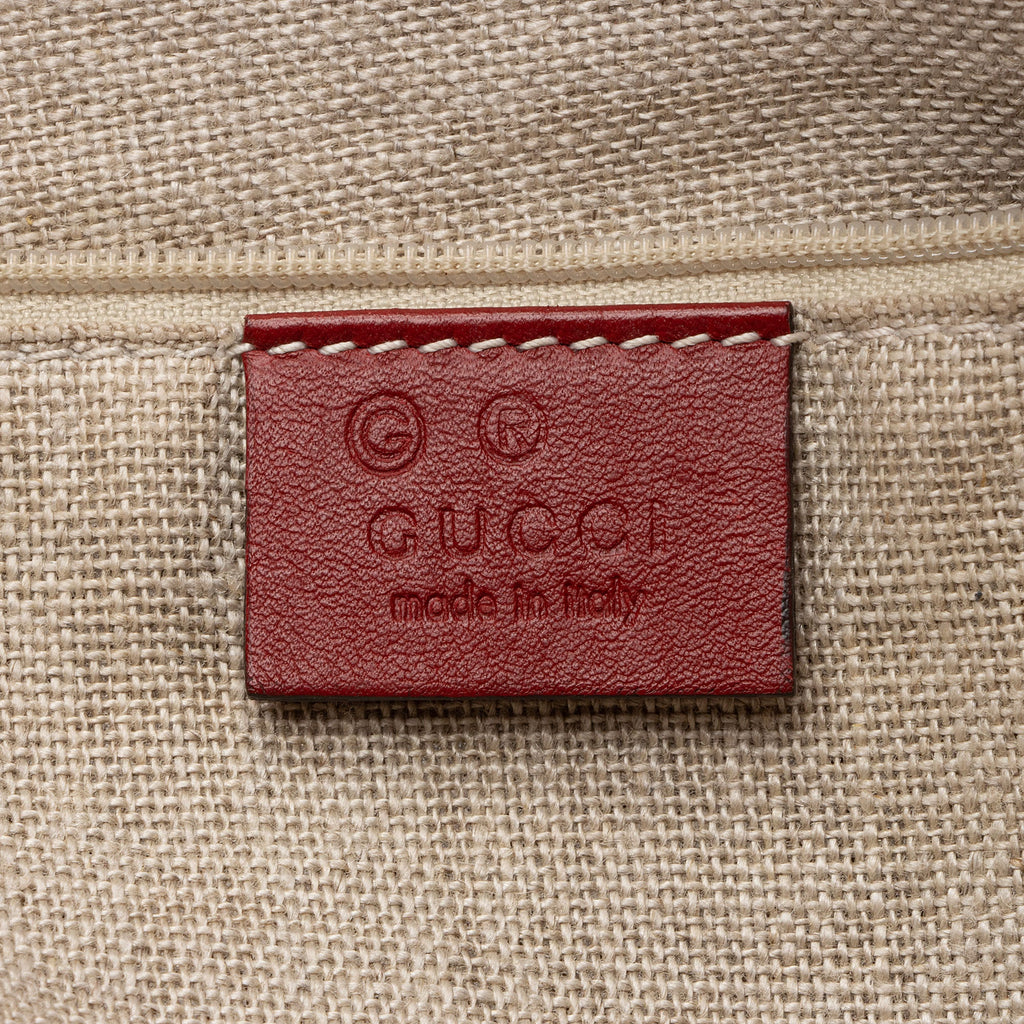 Gucci Microguccissima Leather Joy Small Zip Tote