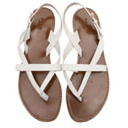 Gucci Microguccissima Leather Gladiator Sandals - Size 11 / 41 (SHF-eghKbe)
