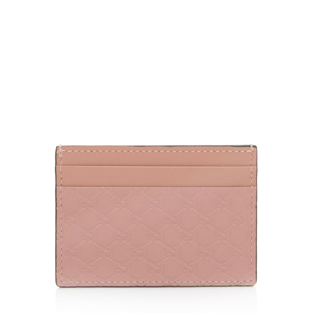 Gucci Microguccissima Leather Signature Card Case (SHF-TNzQu6)