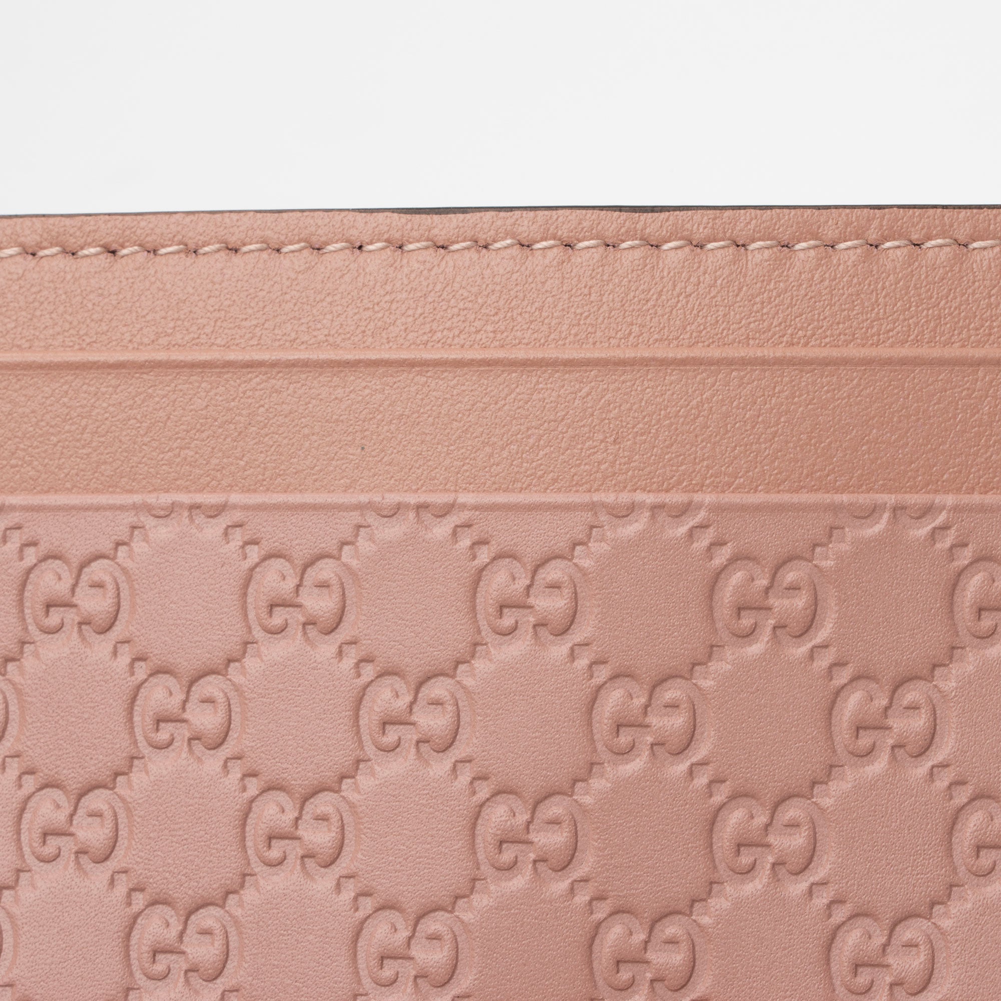 Gucci Microguccissima Leather Signature Card Case (SHF-TNzQu6)