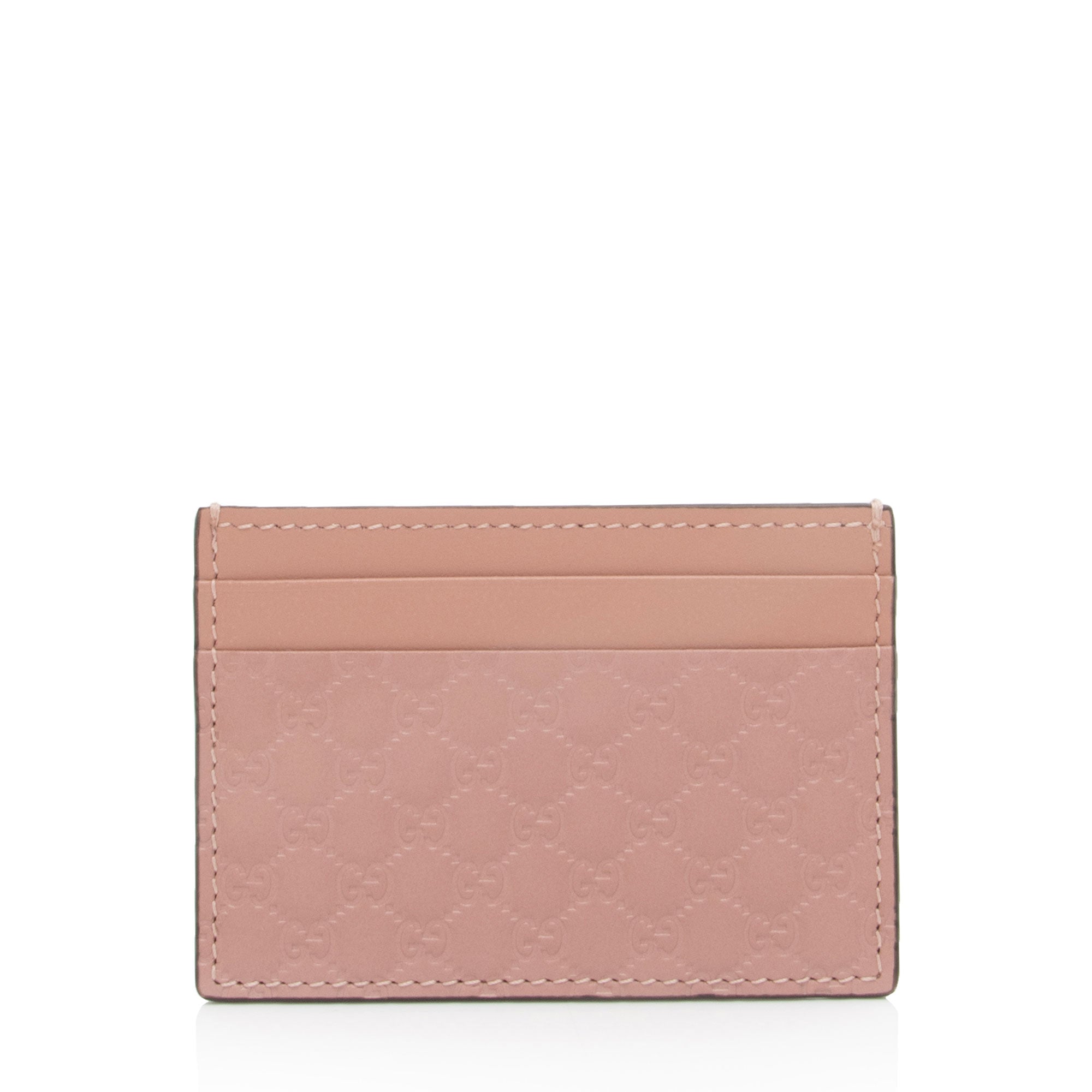 Gucci Microguccissima Leather Signature Card Case (SHF-TNzQu6)
