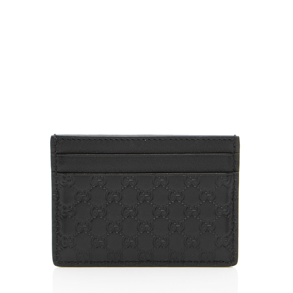 Gucci Microguccissima Leather Signature Card Case (SHF-ZzOzGb)