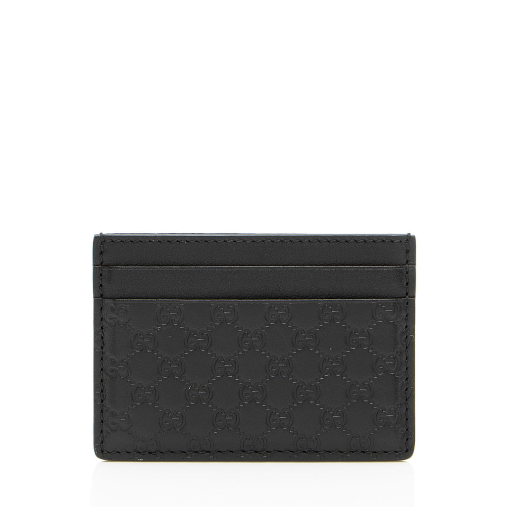 Gucci Microguccissima Leather Signature Card Case (SHF-ZzOzGb)
