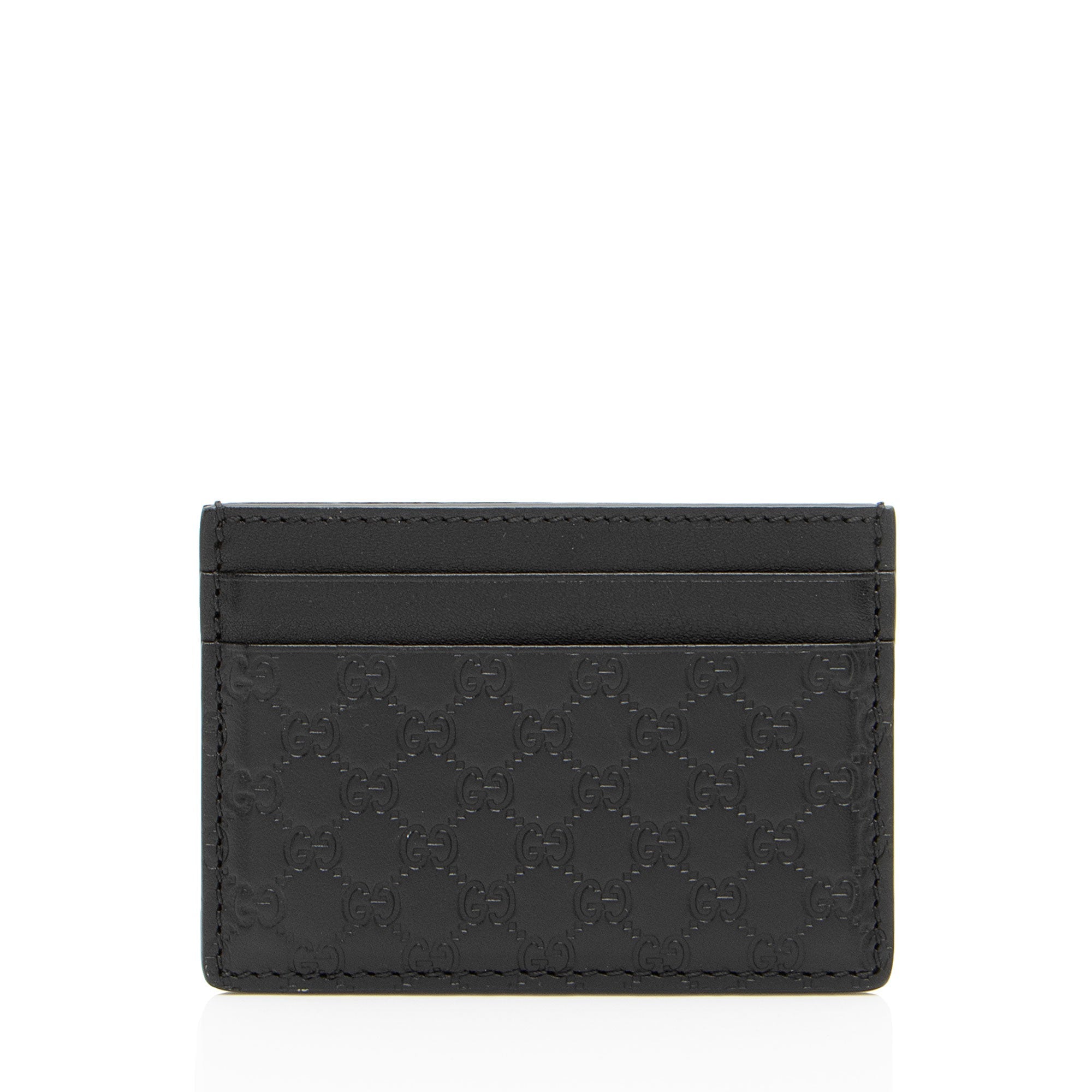 Gucci Microguccissima Leather Signature Card Case (SHF-ZzOzGb)