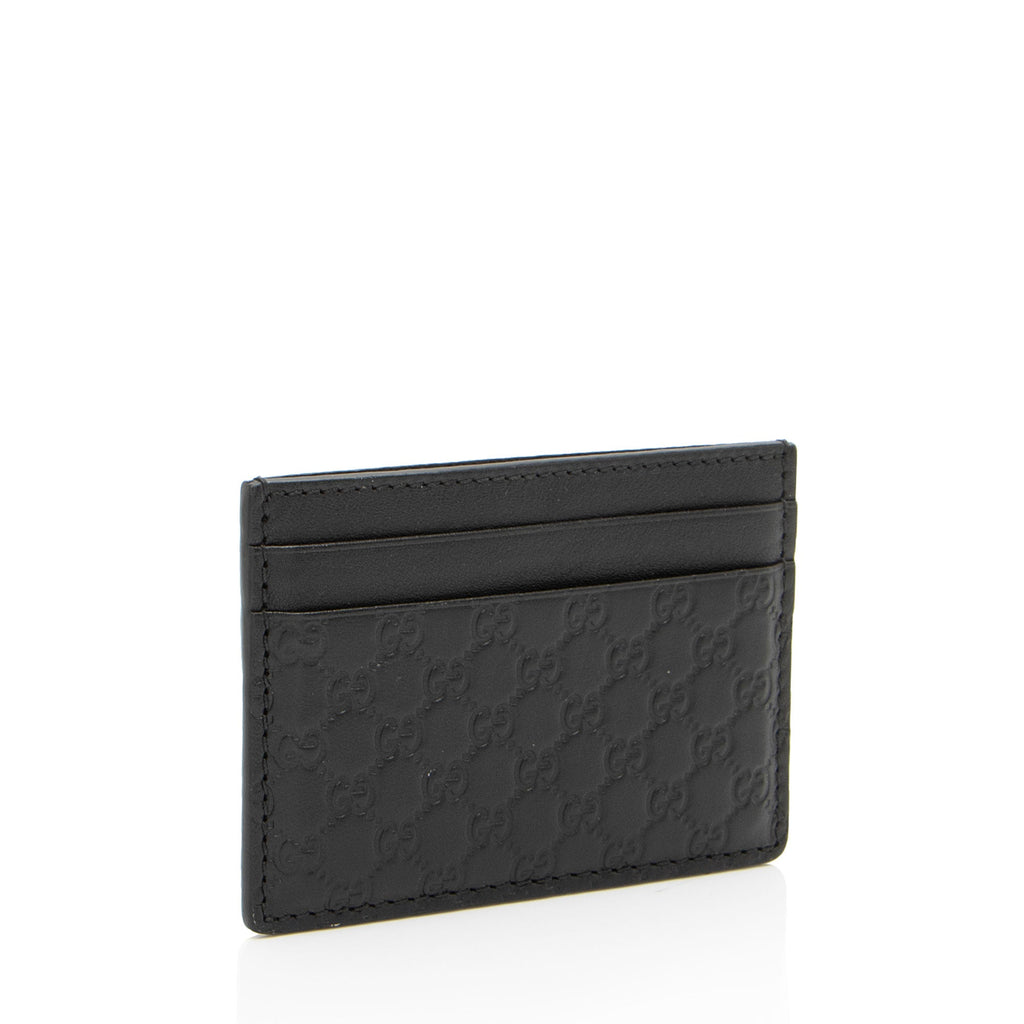 Gucci Microguccissima Leather Signature Card Case (SHF-ZzOzGb)