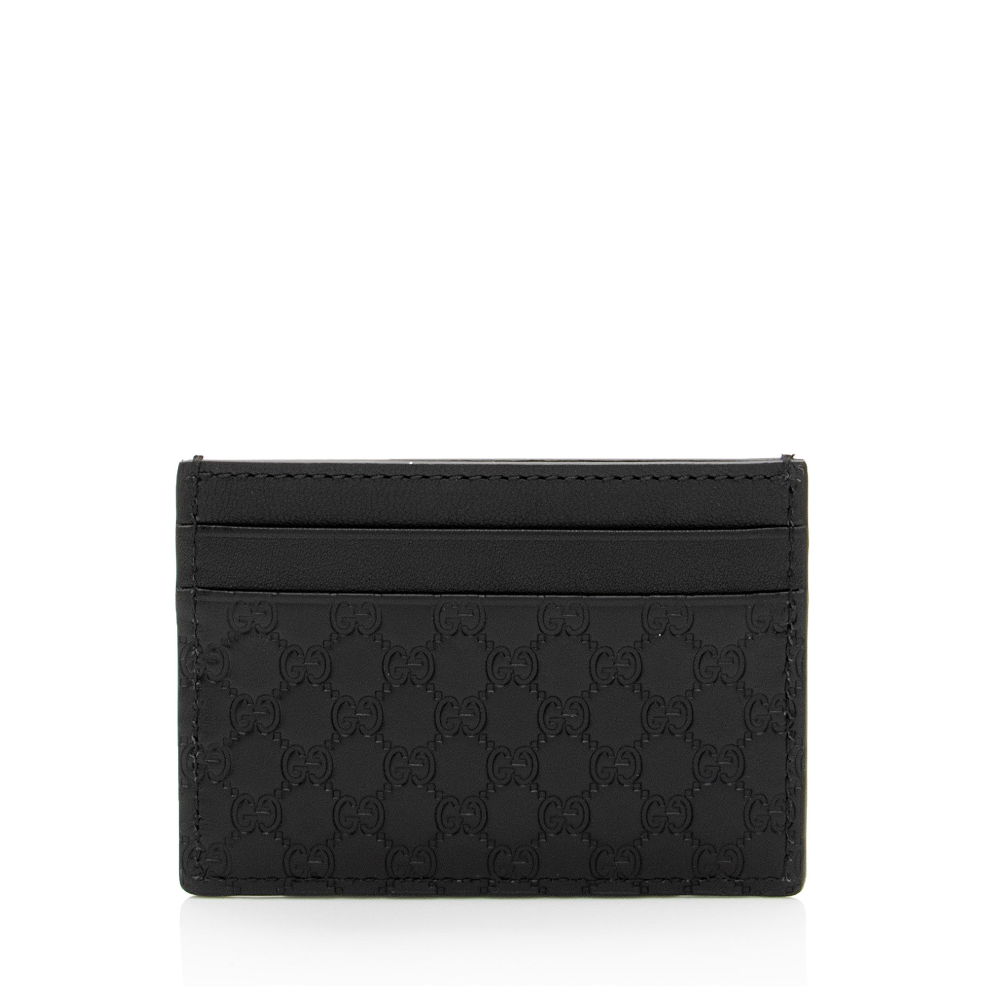 Gucci Microguccissima Leather Signature Card Case (SHF-RZgd8D)