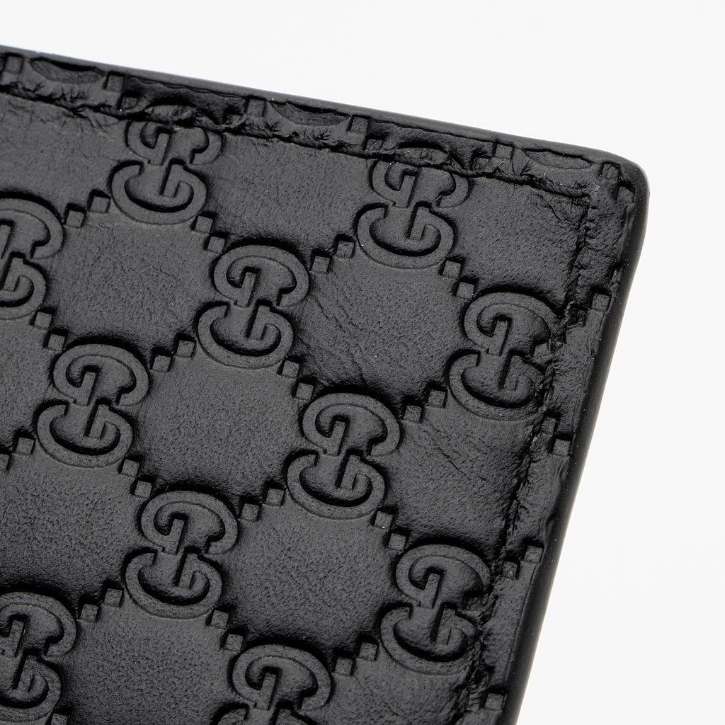 Gucci Microguccissima Leather Signature Card Case (SHF-RZgd8D)