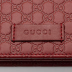 Gucci Microguccissima Leather Wallet Crossbody Bag (SHF-PRTFwh)