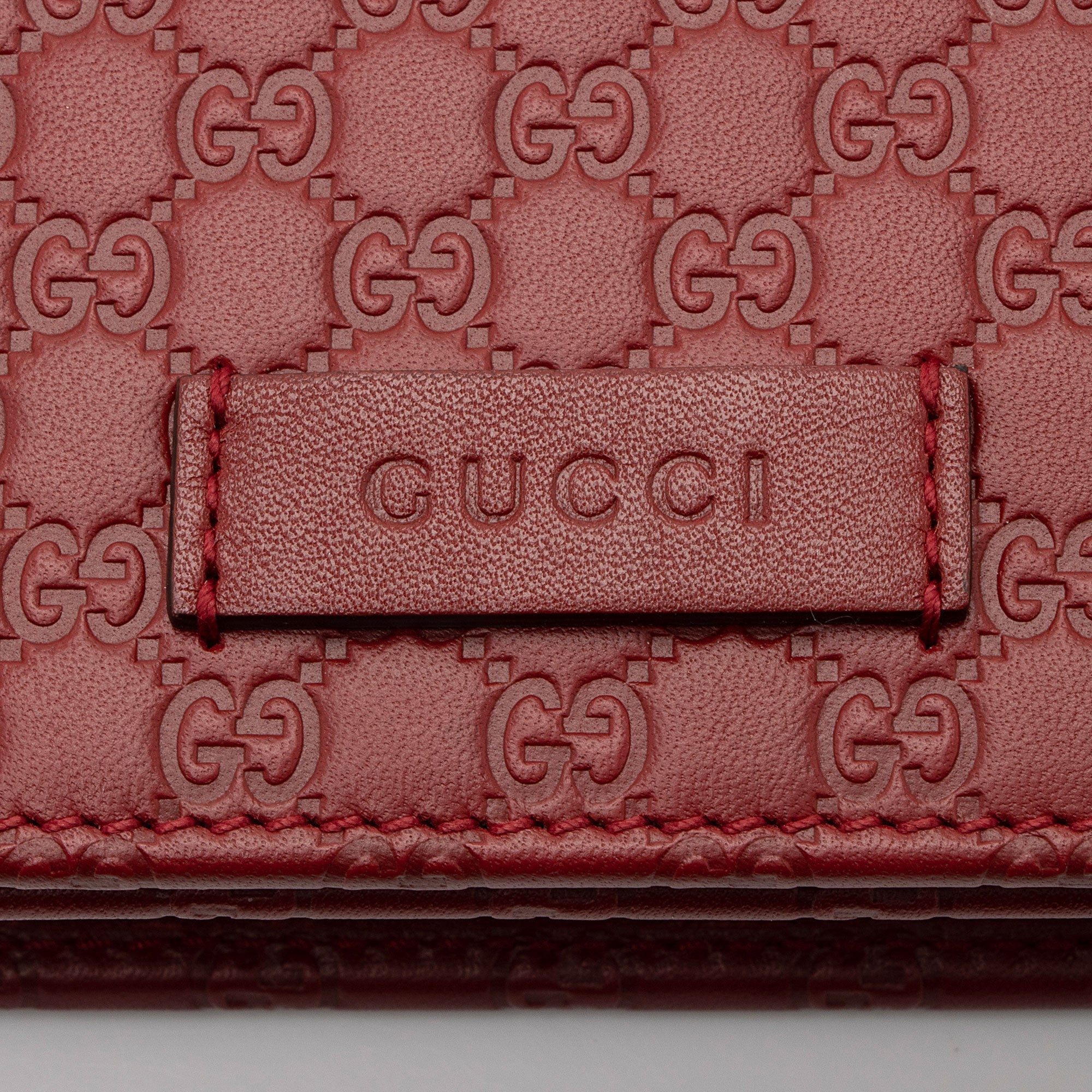 Gucci Microguccissima Leather Wallet Crossbody Bag (SHF-PRTFwh)