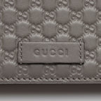 Gucci Microguccissima Leather Wallet Crossbody (SHF-XieKjF)