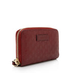 Gucci Microguccissima Leather Zip Around Card Case (SHF-U1fahf)
