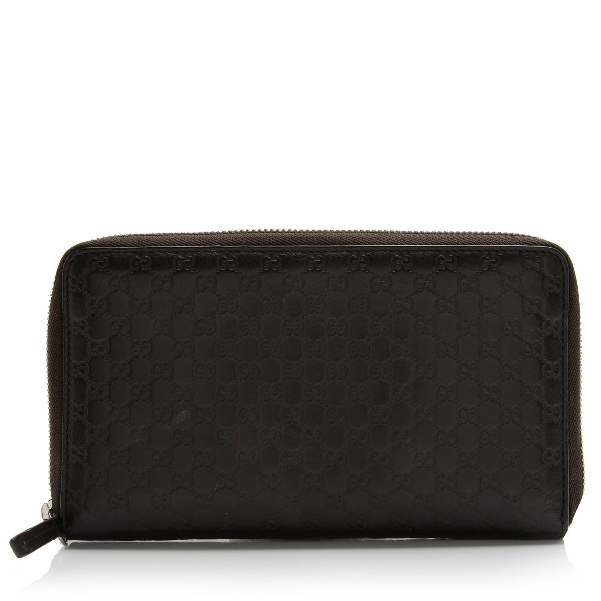 Gucci Microguccissima Leather Zip Around Large Organizer Wallet (SHF-34gpn9)