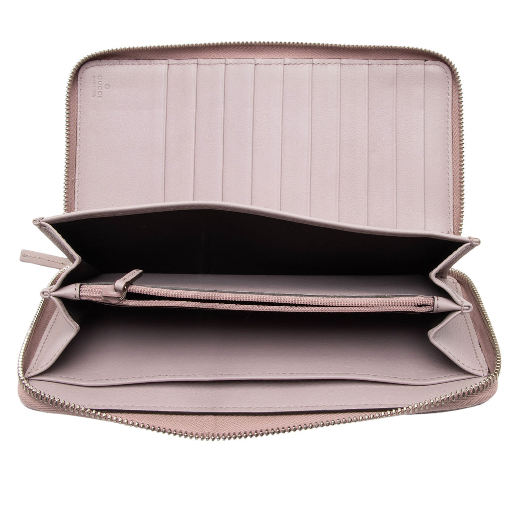 Gucci Microguccissima Leather Zip Around Large Organizer Wallet (SHF-1Hcvqk)