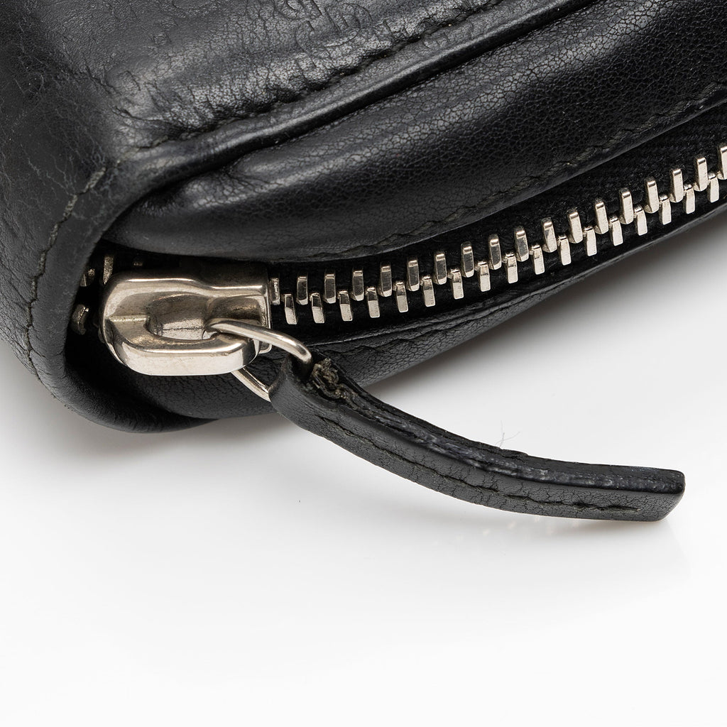 Gucci Microguccissima Leather Zip Around Wallet (SHF-hxo3sm)