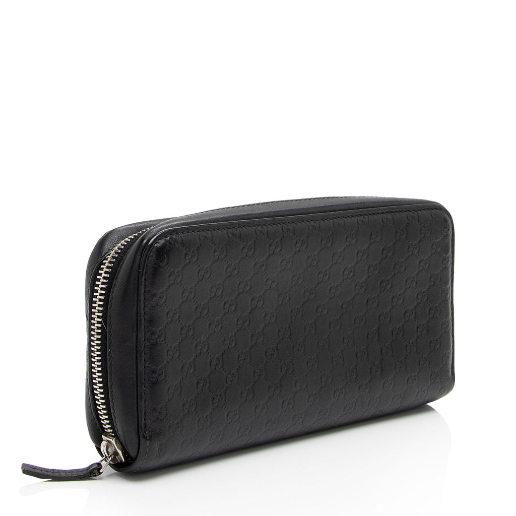 Gucci Microguccissima Leather Zip Around Wallet (SHF-hxo3sm)