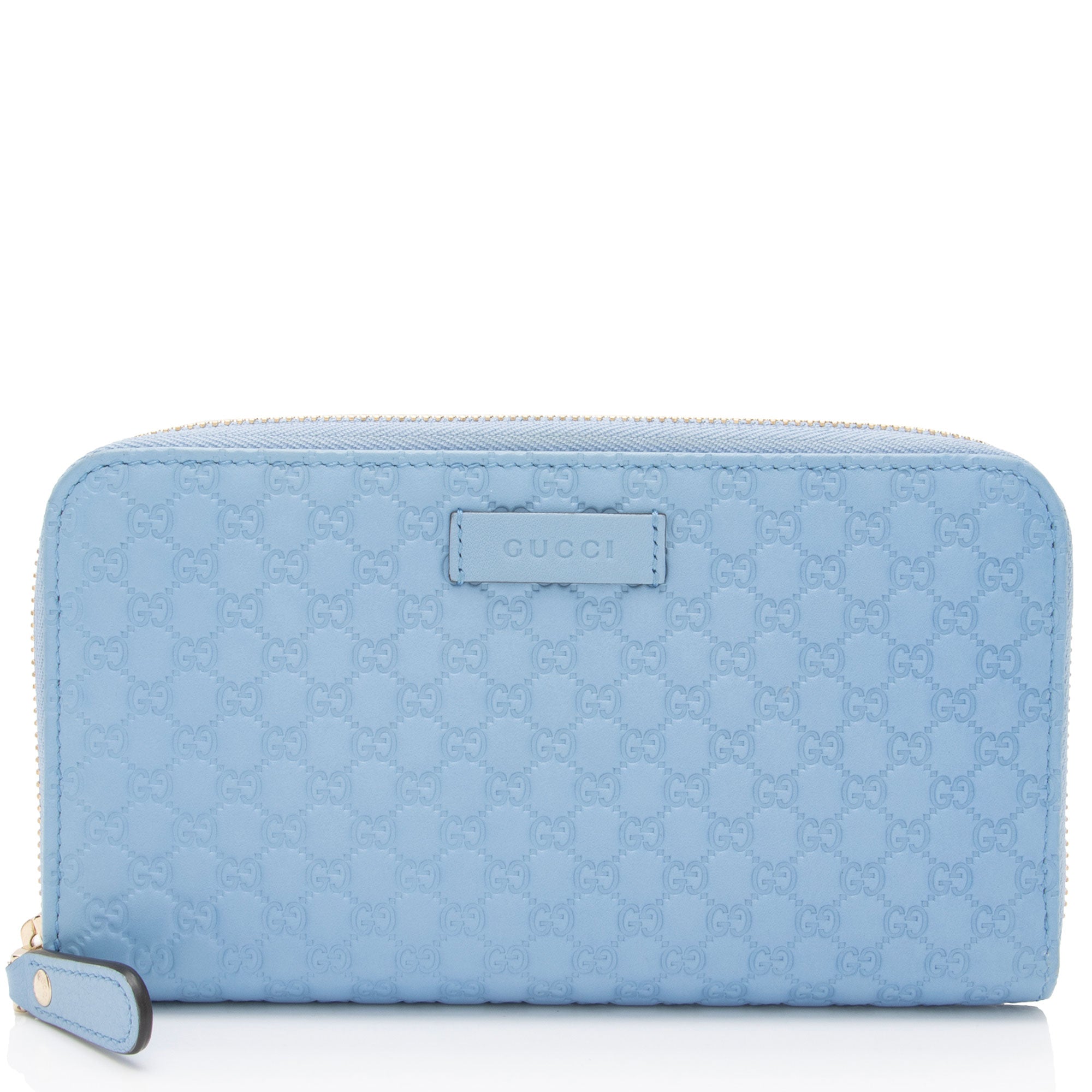 Gucci Microguccissima Leather Zip Around Wallet (SHF-pX5c6O)