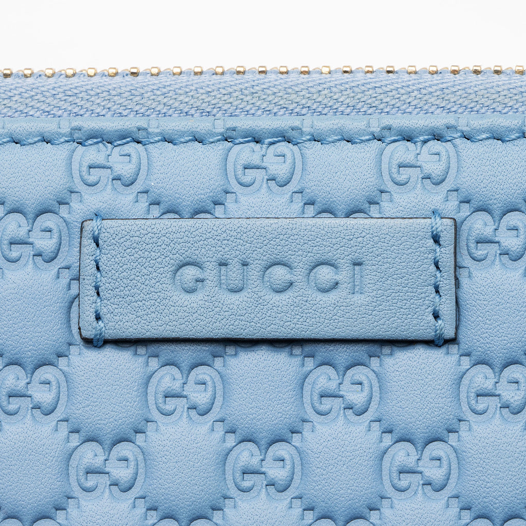 Gucci Microguccissima Leather Zip Around Wallet (SHF-pX5c6O)