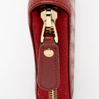 Gucci Microguccissima Leather Zip Around Compact Wallet