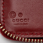Gucci Microguccissima Leather Zip Around Compact Wallet
