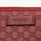 Gucci Microguccissima Leather Zip Around Compact Wallet
